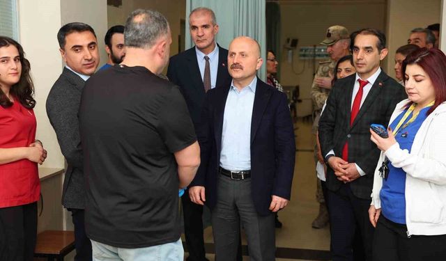 Vali Varol'dan hastalara ziyaret