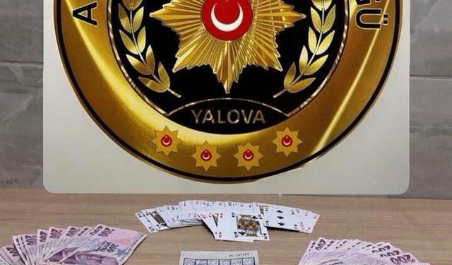 Yalova'da kumar operasyonu