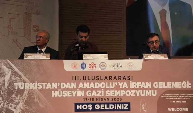 7 farklı ülkeden katılımcıların katkı sunacağı Uluslararası Türkistan'dan Anadolu'ya İrfan Geleneği: Hüseyin Gazi Sempozyumu başladı