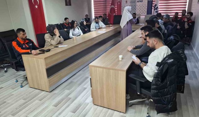 AFAD personeline psikolojik ilk yardım eğitimi