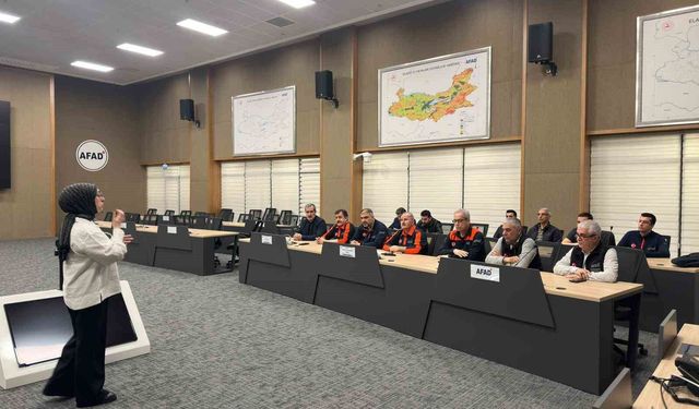 AFAD personeline yönelik işaret dili eğitimine başlandı