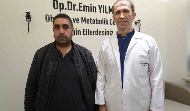 Ağrısız tüp midesi ameliyatıyla 6 ayda 50 kilo verdi