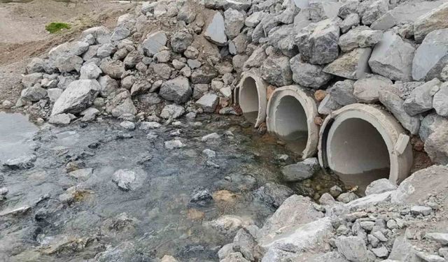 Akdağ Tabiat Parkı'nın çöken yolu tamir edildi