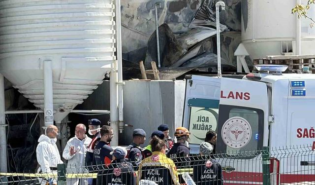 Ankara'da boya fabrikasında çıkan yangında 1 işçi hayatını kaybetti