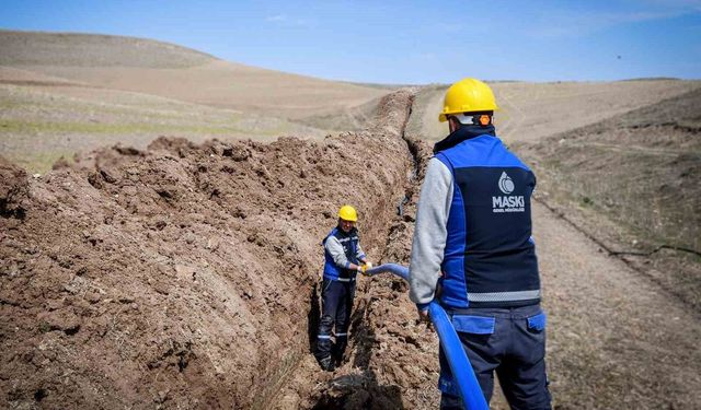 Arguvan Gümüşlü'ye bin 500 metrelik içme suyu hattı