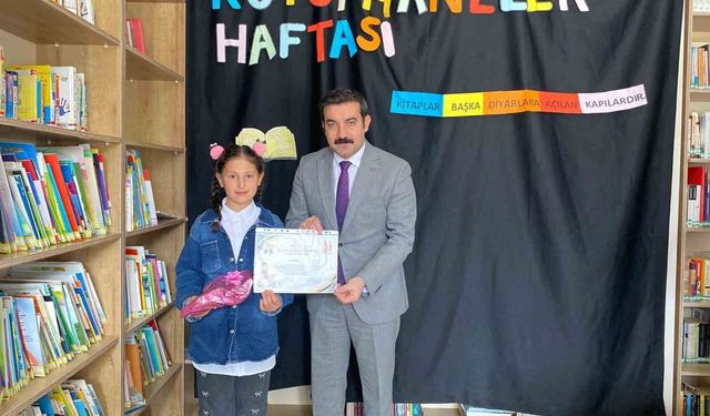 Arpaçay'da Kütüphane Haftası etkinliği