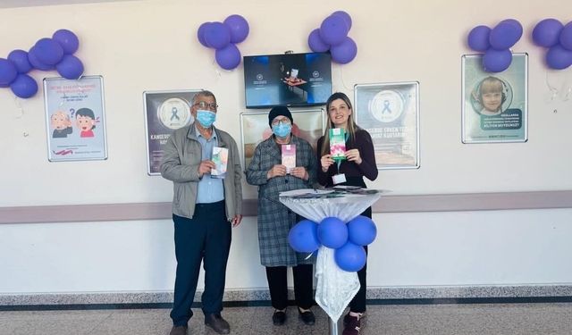 Babaeski Devlet Hastanesi'nde Kanser Haftası farkındalığı