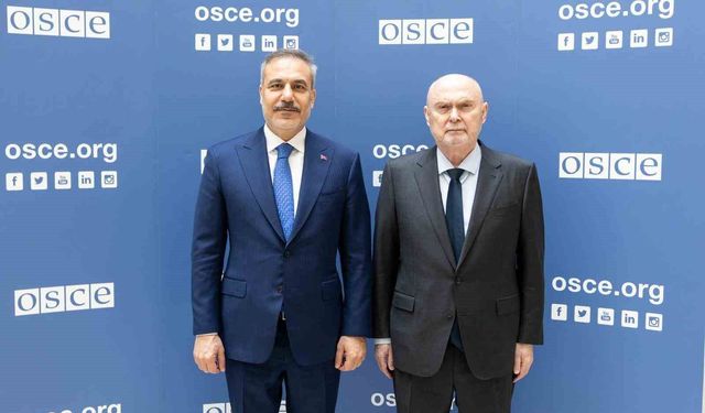Bakan Fidan, AGİT Genel Sekreteri Sinirlioğlu ile bir araya geldi