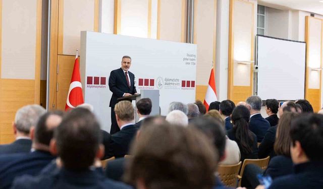 Bakan Fidan, Viyana Diplomasi Akademisi'nde düzenlenen konferansa katıldı