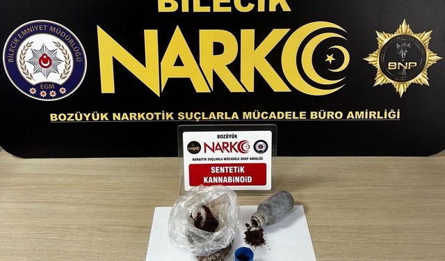 Bilecik'te uyuşturucu operasyonu: 1 şüpheli yakalandı