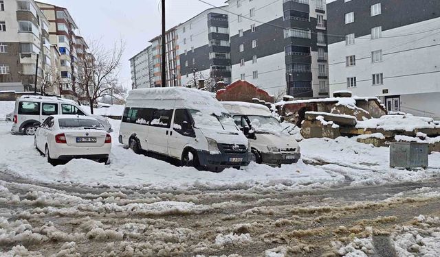 Bitlis'te kar yağışı nedeniyle 82 köy yolu ulaşıma kapandı