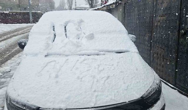 Bulanık'ta nisan ayında kar sürprizi