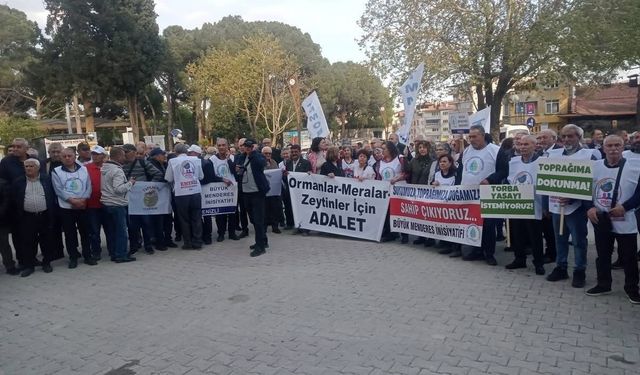 Buldan'da maden arama çalışmalarına protesto