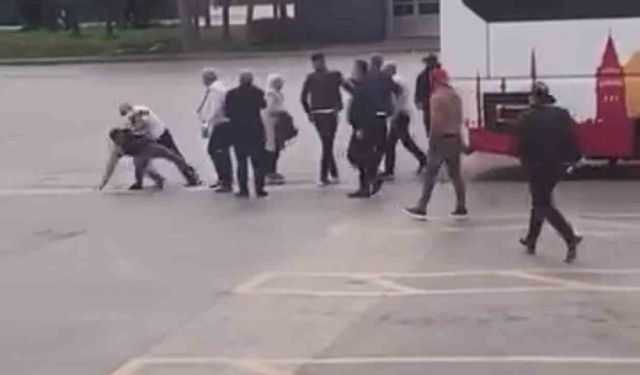 Bursa terminalinde yolcu ile şoför kavgası