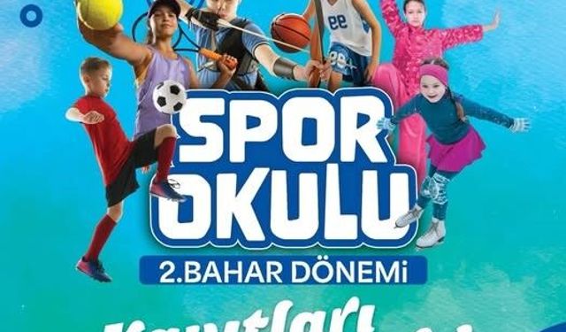 Büyükşehir'in 2. Bahar Spor Okulları kayıtları başladı