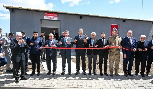 Cezaevi yerleşkesine mescit açıldı