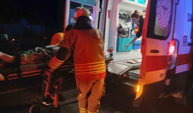 Cizre'de otomobil şarampole yuvarlandı: 4 yaralı