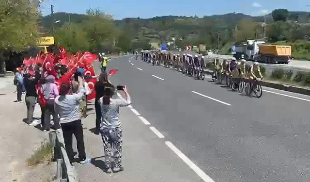 Cumhurbaşkanlığı 61. Türkiye Bisiklet Turu Yatağan'dan geçti