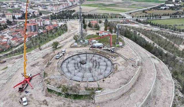 Çünür Tepesi'ne restoran ve sosyal tesis inşa ediliyor