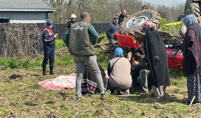 Devrilen traktörün altında kalarak hayatını kaybetti