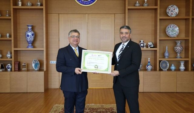 DPÜ Evliya Çelebi Yerleşkesi'ne 'Sıfır atık belgesi yenileme' başarısı