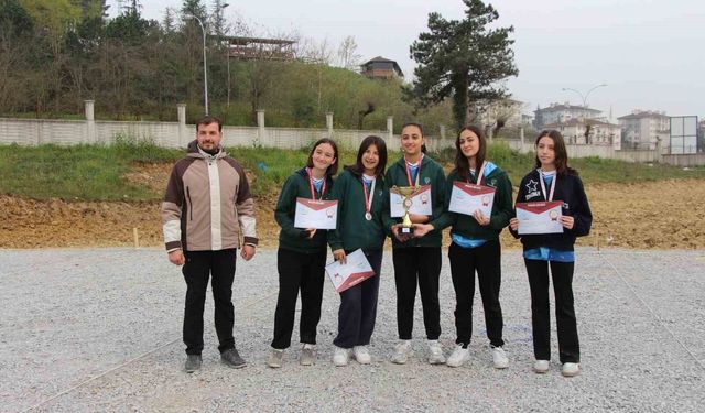 Düzce'de yıldız kızlar bocce heyecanı sona erdi