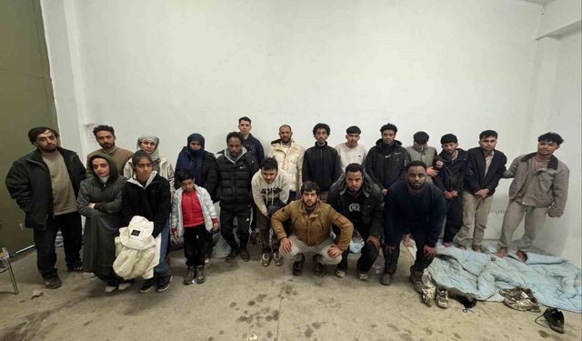 Edirne'de 21 düzensiz göçmen yakalandı