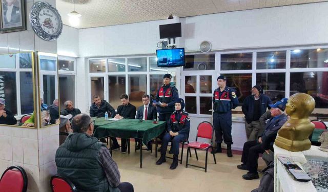 Edirne'de köylerde uyuşturucu ile mücadele çalışması