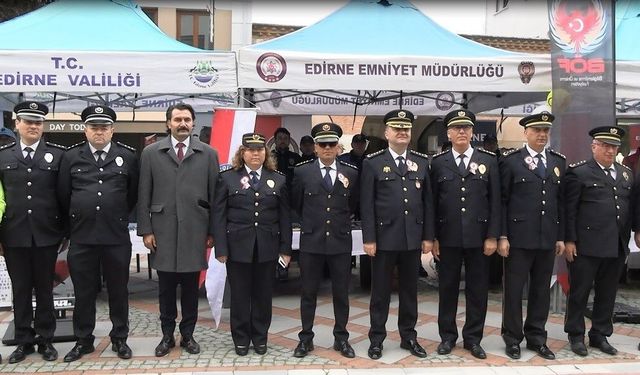 Edirne'de polis teşkilatı nostaljik sergisi ilgi gördü