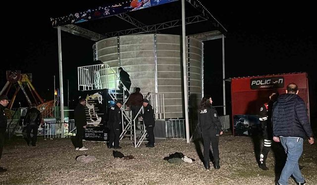 Edirne'deki lunapark faciasının dehşet anları kamerada