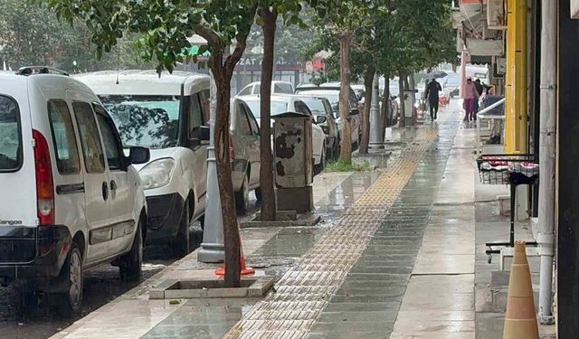 Elazığ'da sağanak yağış etkili oluyor