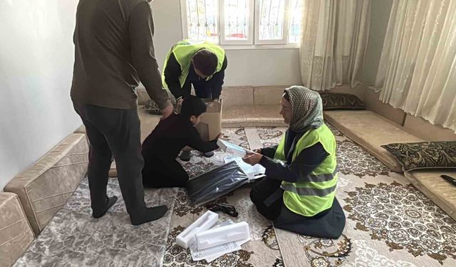 Eyyübiye'de yetimin yüzü güldü