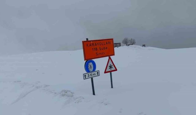 Hasköy-Mutki yolu tipi nedeniyle ulaşıma kapatıldı