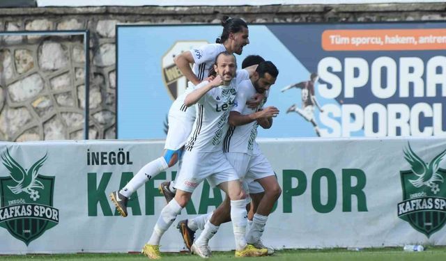 İnegöl Kafkas Spor Kulübü şampiyon oldu, 2. Lig'e yükseldi