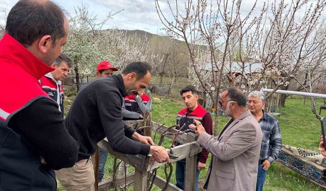 Kağızman'da meyvecilikte eğitim seferberliği sürüyor