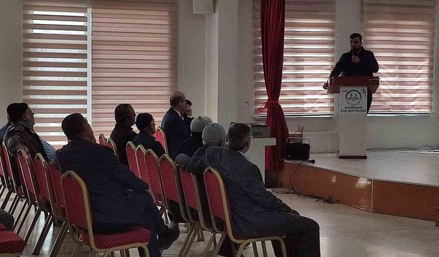 Karapınar'da hacı adaylarına sağlık semineri