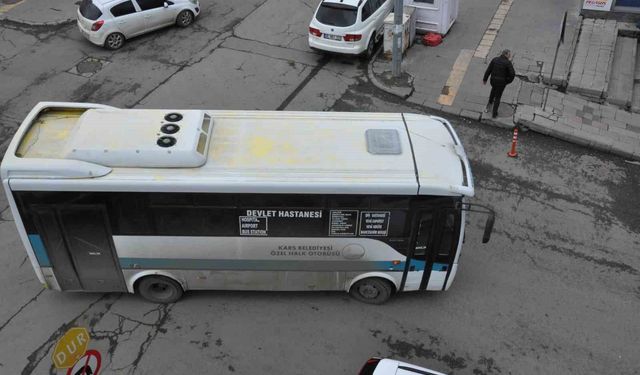 Kars'ta dolmuş ücretlerine tepki