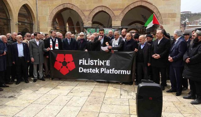 Kastamonu'dan İsrail'e tepki