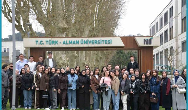 Kaynaşlılı öğrenciler Türk-Alman Üniversitesi'ni tanıdı