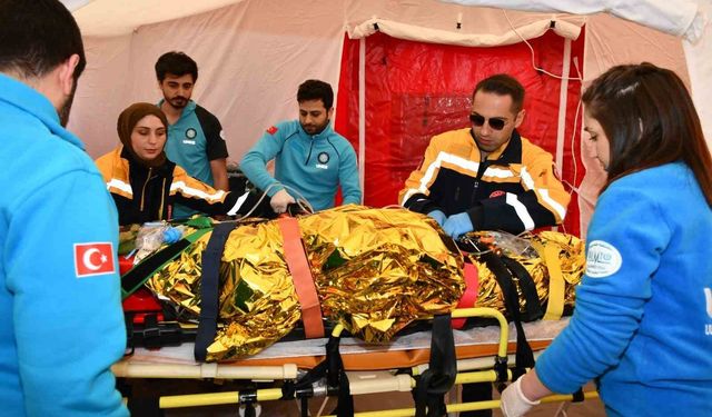 Lüleburgaz'da sel tatbikatı yapıldı