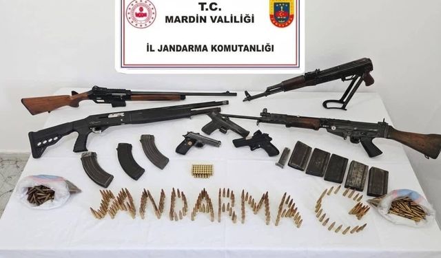 Mardin'de silah ve tarihi eser operasyonu: 3 tutuklama