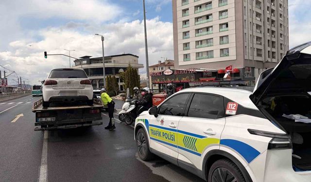 Mürekkep balığı egzozlu araç sürücüsüne ceza