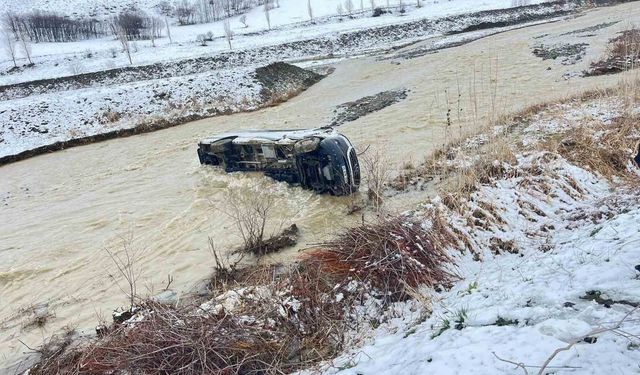 Muş'ta minibüs dereye uçtu: 8 yaralı