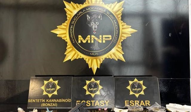Muş'ta narkotik operasyonu: 9 şüpheliye adli işlem