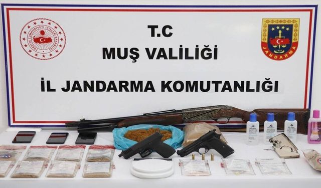 Muş'ta uyuşturucu operasyonu: 2 kişi tutuklandı