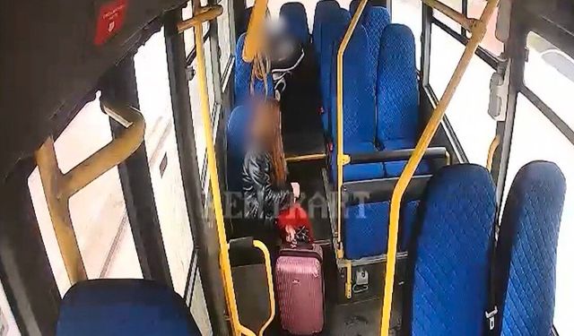 Otobüsü ambulansa çevirdi, bayılan öğrenciyi hastaneye taşıdı