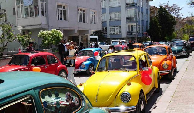 Özel çocuklar, tosbağa arabalarla konvoy yaptı