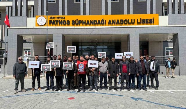 Patnos Eğitim-Bir-Sen'den şiddet tepkisi: 'Artık yeter'