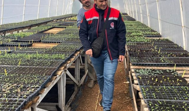 Pınarhisar'da üreticilere teknik destek