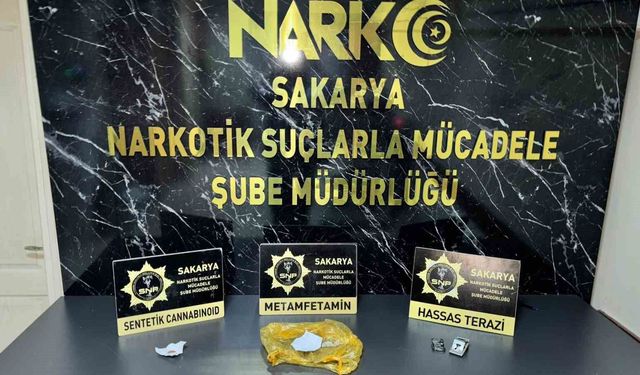Sakarya'da 4 farklı uyuşturucu operasyonunda 3 tutuklama